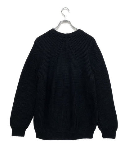 BATONER バトナー クルーネックニット ブラック メンズ SIZE 3