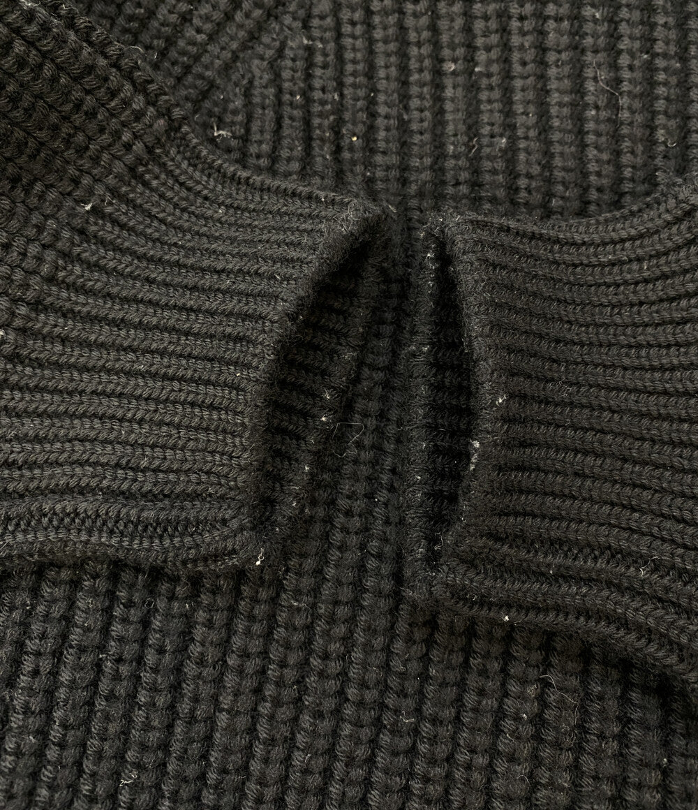 BATONER バトナー クルーネックニット ブラック メンズ SIZE 3