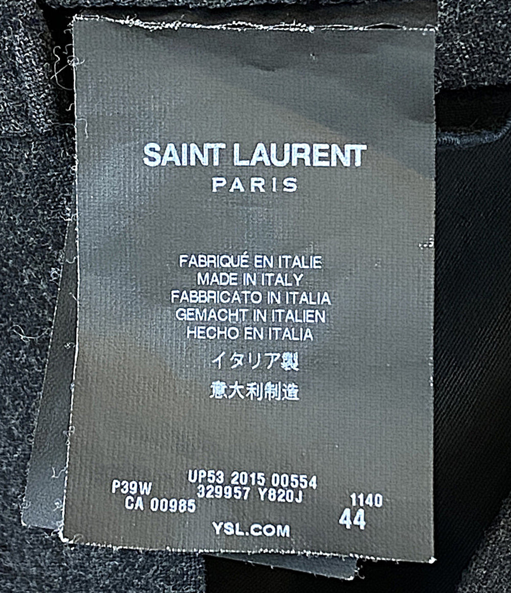 美品 Saint Laurent パンツ 329957 カシミヤ混 エディ期 メンズ SIZE 44 サンローラン