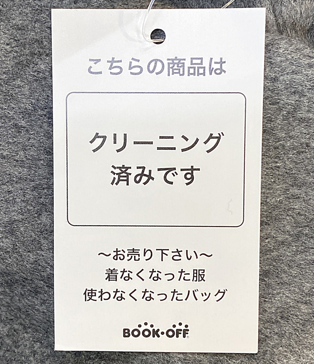 美品 SAGA FURS サガファーズ ポンチョ グレー系 J-6337 レディース SIZE M-L