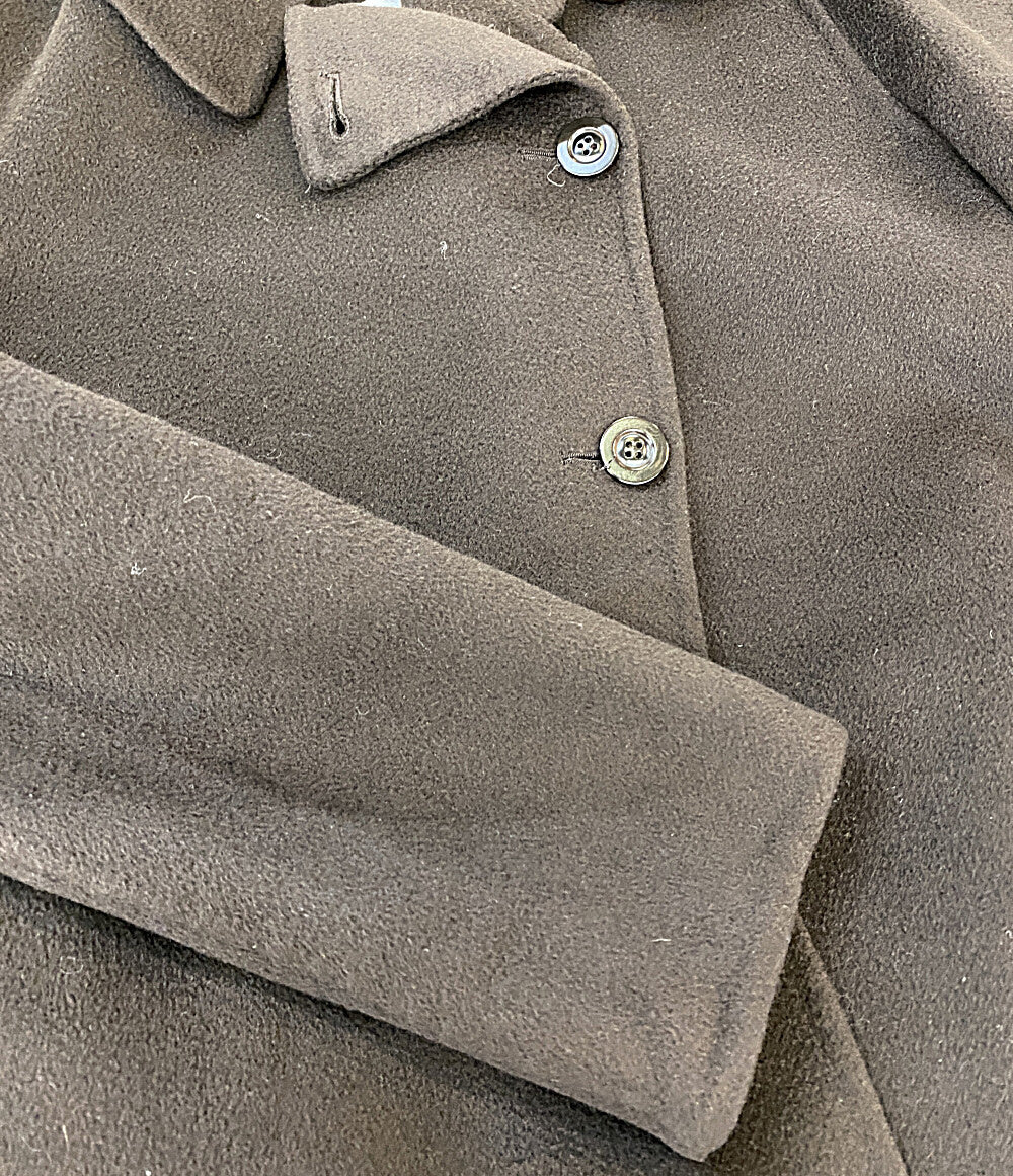 MAX MARA ベルテッドハーフコート カシミヤ100 73136 レディース SIZE 42 マックスマーラ