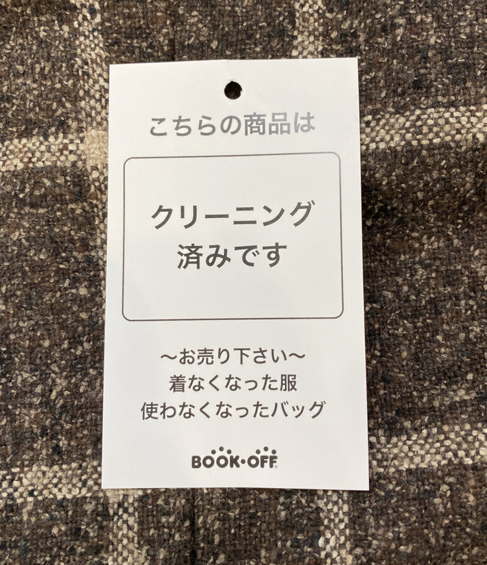 ISAIA イザイア テーラードジャケット ブラウンチェック メンズ SIZE