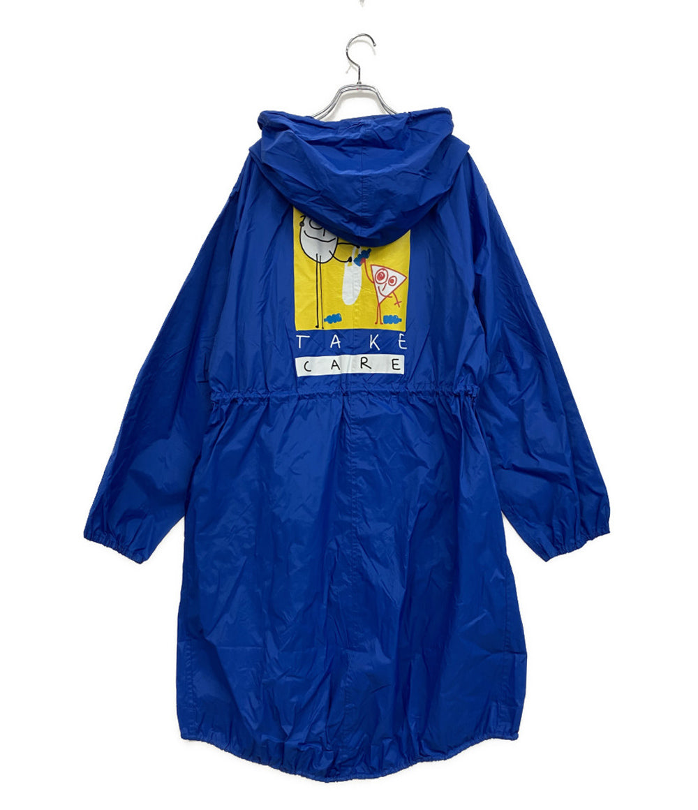 PLANC プランシー ナイロンコート ドロスト ブルー レディース SIZE F