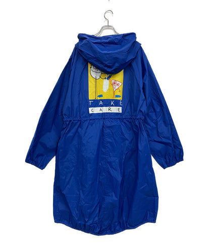 PLANC プランシー ナイロンコート ドロスト ブルー レディース SIZE F