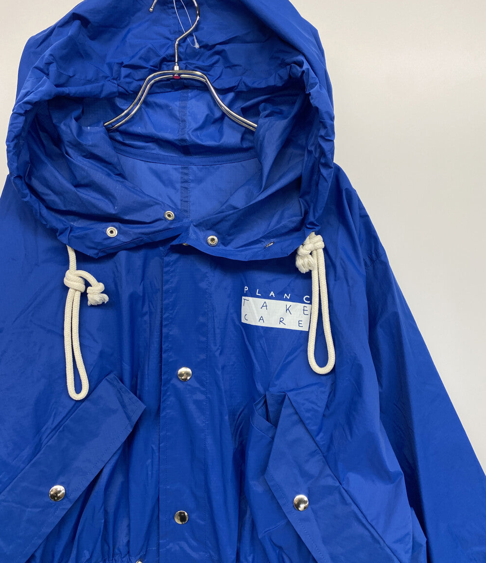 PLANC プランシー ナイロンコート ドロスト ブルー レディース SIZE F