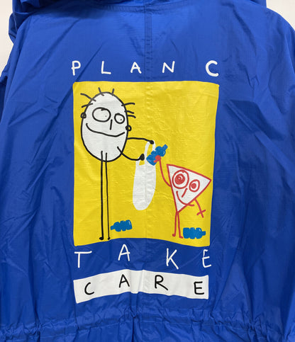 PLANC プランシー ナイロンコート ドロスト ブルー レディース SIZE F