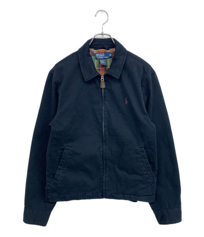 POLO RALPH LAUREN ジャケット ハリントン ネイビー チェック メンズ SIZE S ポロ・ラルフローレン