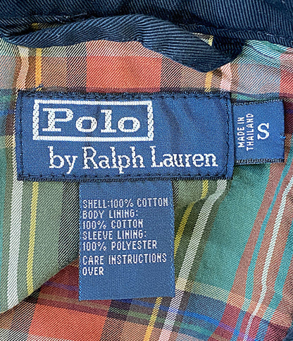 POLO RALPH LAUREN ジャケット ハリントン ネイビー チェック メンズ SIZE S ポロ・ラルフローレン