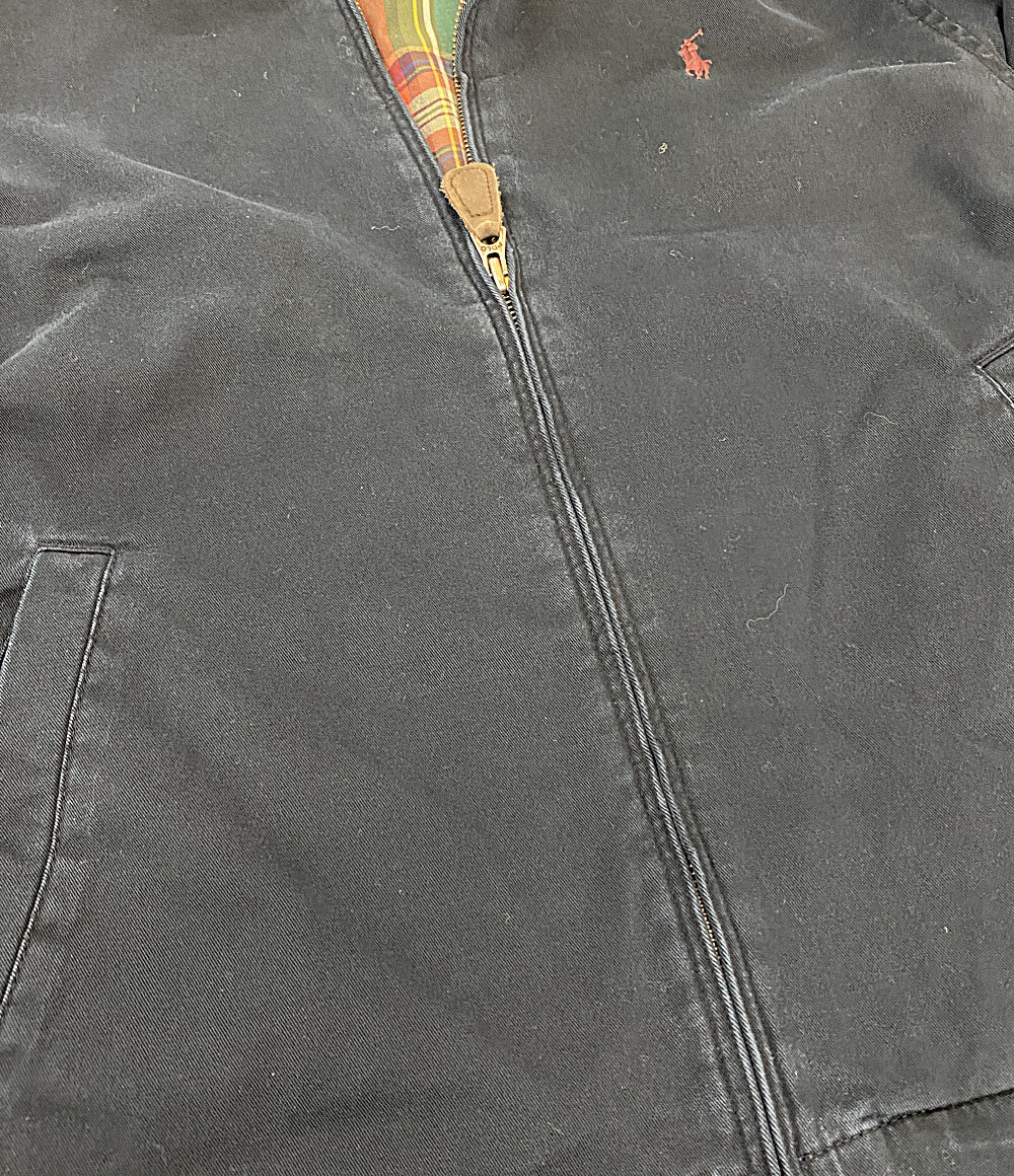 POLO RALPH LAUREN ジャケット ハリントン ネイビー チェック メンズ SIZE S ポロ・ラルフローレン