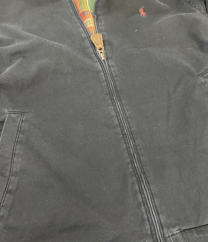 POLO RALPH LAUREN ジャケット ハリントン ネイビー チェック メンズ SIZE S ポロ・ラルフローレン