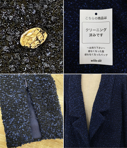 CHANEL ツイードコート P53864 レディース SIZE 34 シャネル