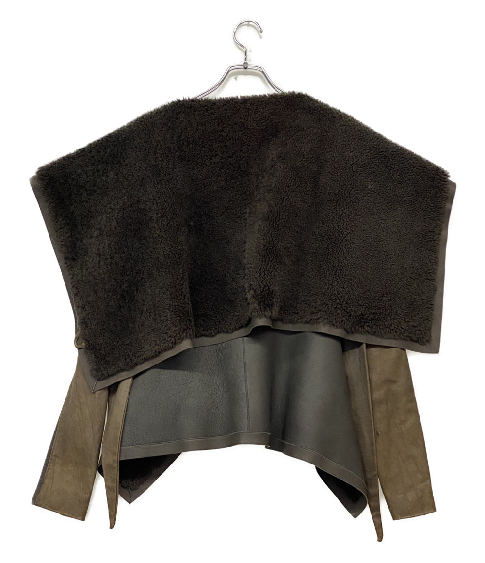 RICK OWENS Archive 変形ムートンジャケット レディース SIZE 38 リックオウエンス