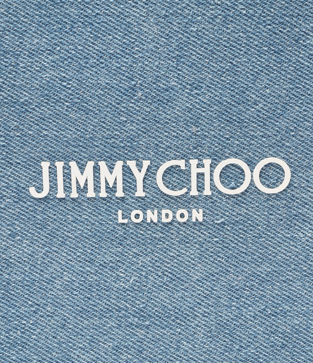 JIMMY CHOO ショルダーバッグ ウォッシュドデニム2WAYトート レディース ジミーチュウ