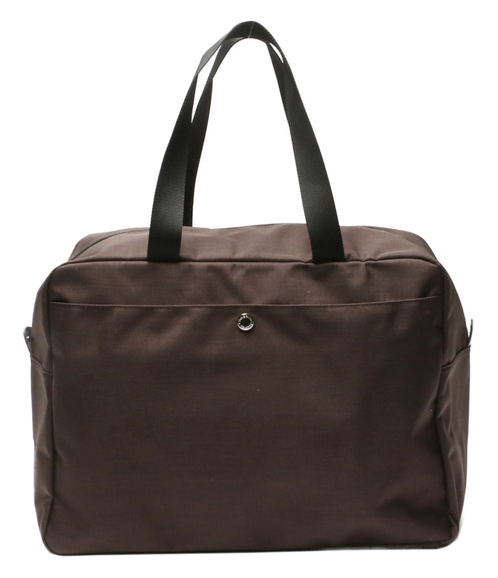 美品 HERVE' Chapelier ハンドバッグ 1957C コーデュラトラベルオーバーナイター モカ×ノワール レディース エルベシャプリエ