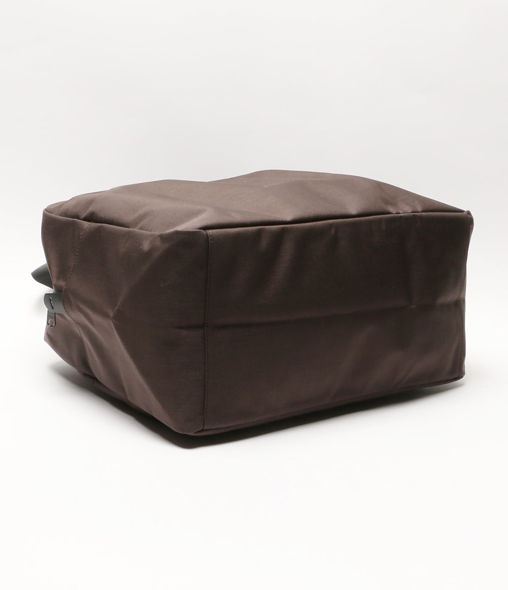 美品 HERVE' Chapelier ハンドバッグ 1957C コーデュラトラベルオーバーナイター モカ×ノワール レディース エルベシャプリエ