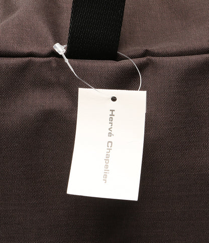 美品 HERVE' Chapelier ハンドバッグ 1957C コーデュラトラベルオーバーナイター モカ×ノワール レディース エルベシャプリエ