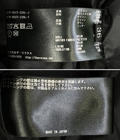 THE RERACS ザ・リラクス ダウンジャケット NYLON LIPSTOP MODS DOWN COAT 20AW メンズ SIZE 36