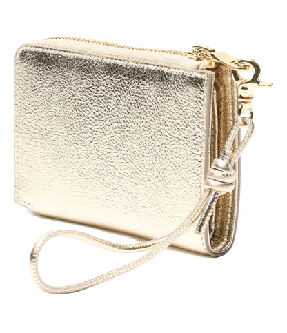 美品 KEITAMARUYAMA×imuramm イムラム 二つ折り財布 パンダ刺繍ミニウォレット レディース ケイタマルヤマ