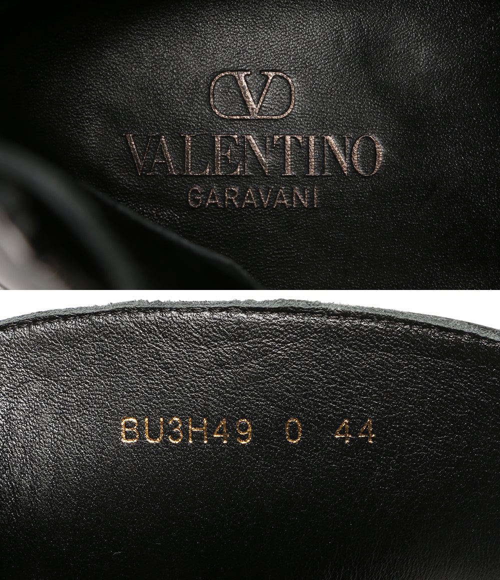 VALENTINO ロックスタッズブーツ　裏張り済み 国内即発】VALENTINO ロックスタッズブーツ (VALENTINO/ショートブーツ