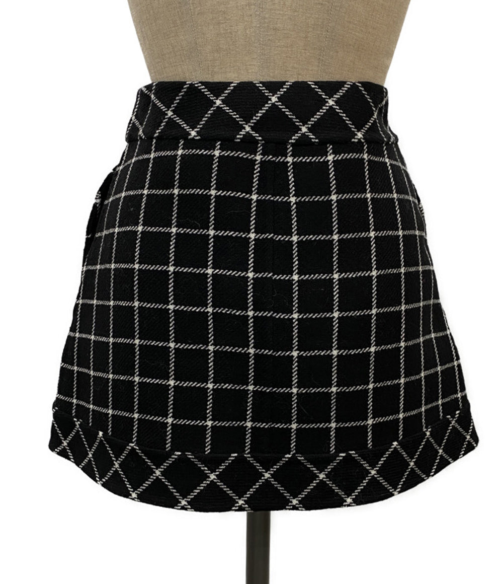 Christian Dior ラップミニスカート ウール レディース SIZE F34