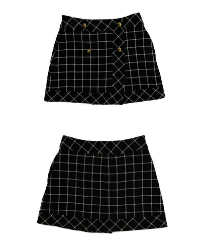 Christian Dior ラップミニスカート ウール レディース SIZE F34 クリスチャンディオール