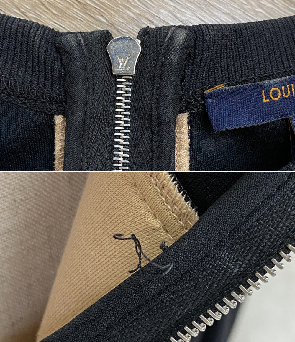 LOUIS VUITTON フラワーカーブドレス シルク RW212W UOL FLDR32