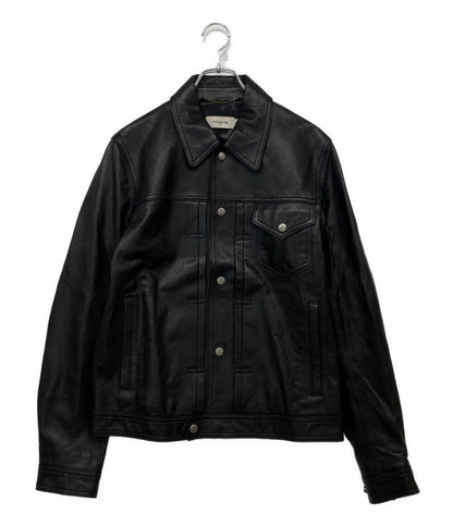 COACH レザージャケット ブラック メンズ SIZE 46 コーチ