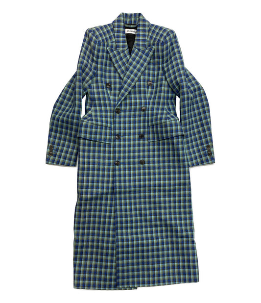 美品 BALENCIAGA チェックコート 19AW 479864 CA00985 レディース バレンシアガ