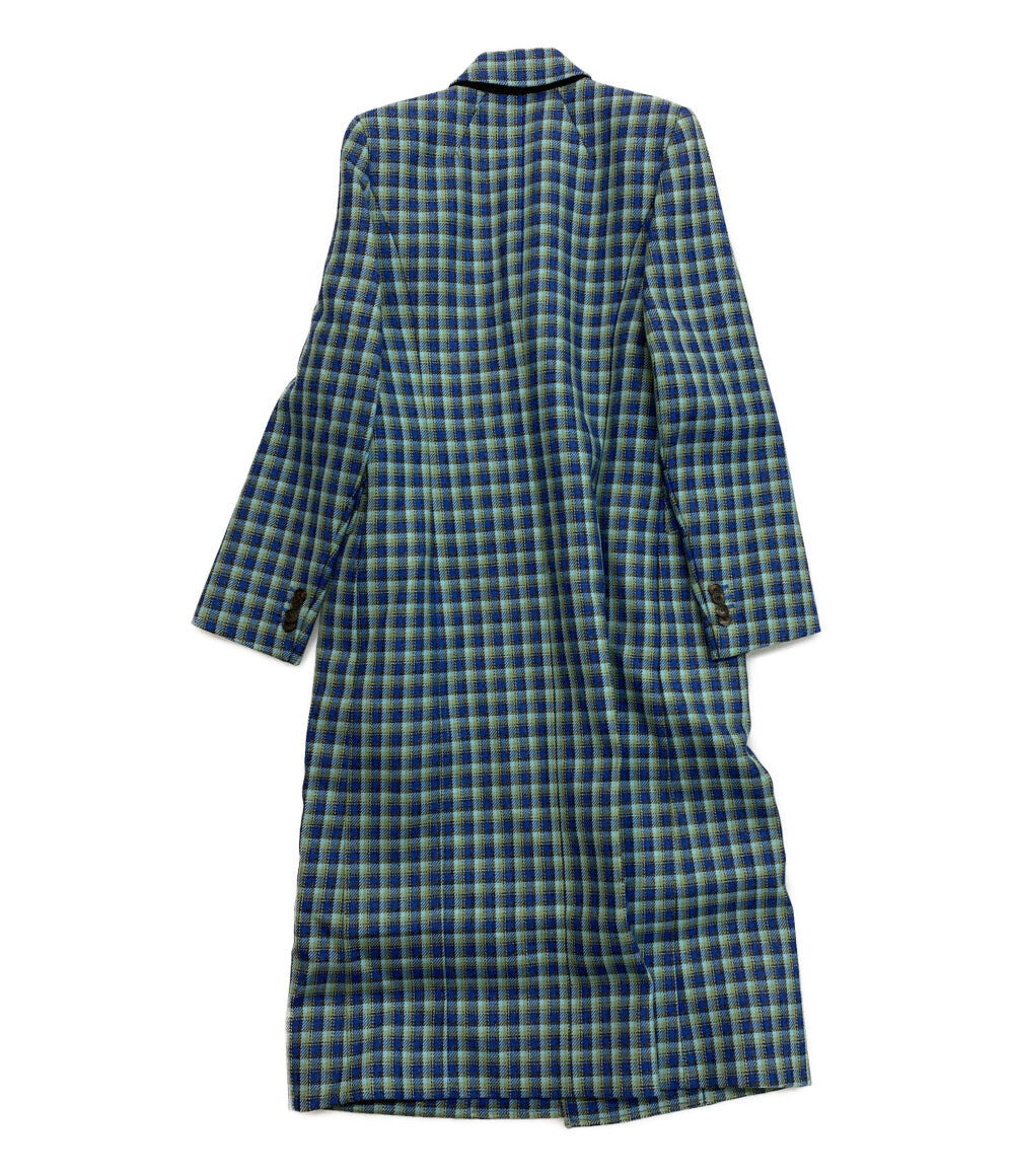 美品 BALENCIAGA チェックコート 19AW 479864 CA00985 レディース