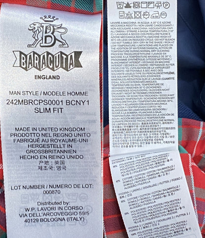BARACUTA ジャケット ブルゾン インナーチェック メンズ SIZE 42 バラクータ