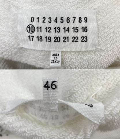 Maison Margiela パーカー ホワイト×ブラック S50GU0151 メンズ SIZE 46 メゾンマルジェラ