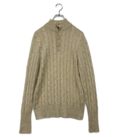 LORO PIANA ニット ベージュ ベビーカシミヤ メンズ SIZE 48 ロロピアーナ