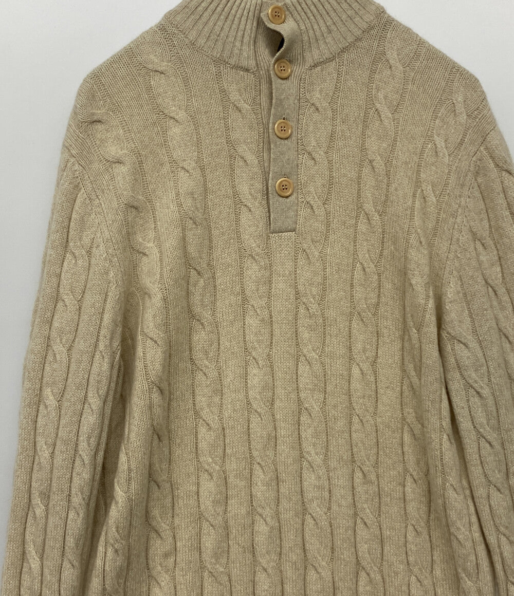 LORO PIANA ニット ベージュ ベビーカシミヤ メンズ SIZE 48 ロロピアーナ