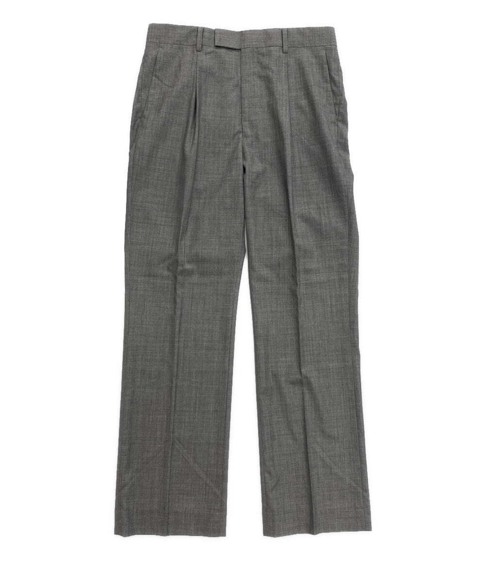 AURALEE スラックスパンツ SUPER FINE TROPICAL WOOL SLACKS Top Gray メンズ SIZE 4 オーラリー