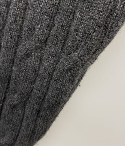 PICEA BABY CASHMERE ピセア ベイビーカシミヤ タートルネックニット グレー レディース SIZE M