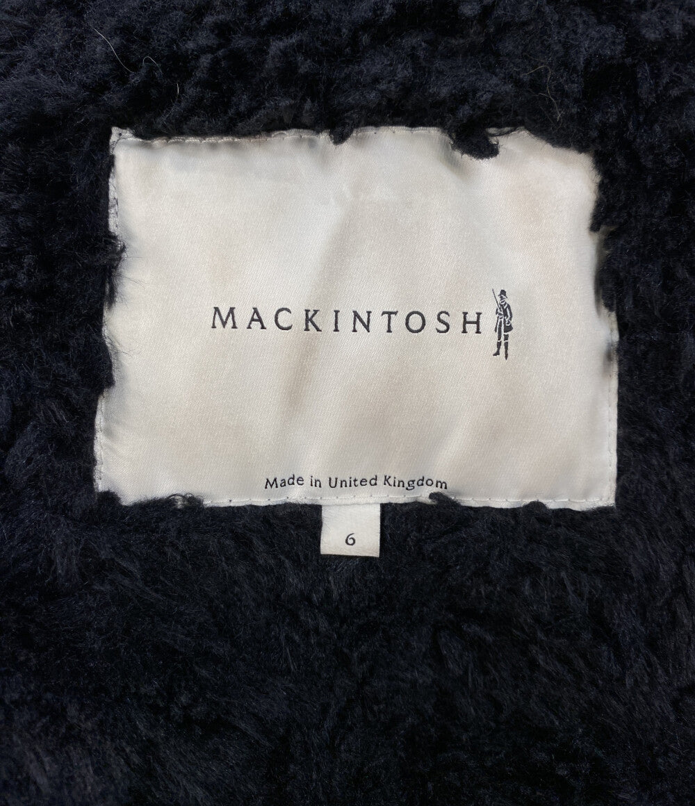 MACKINTOSH キルティングコート ブラック 裏ボア レディース SIZE 6 マッキントッシュ