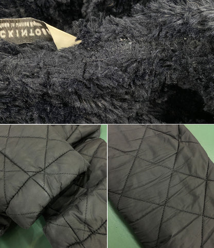 MACKINTOSH キルティングコート ブラック 裏ボア レディース SIZE 6 マッキントッシュ