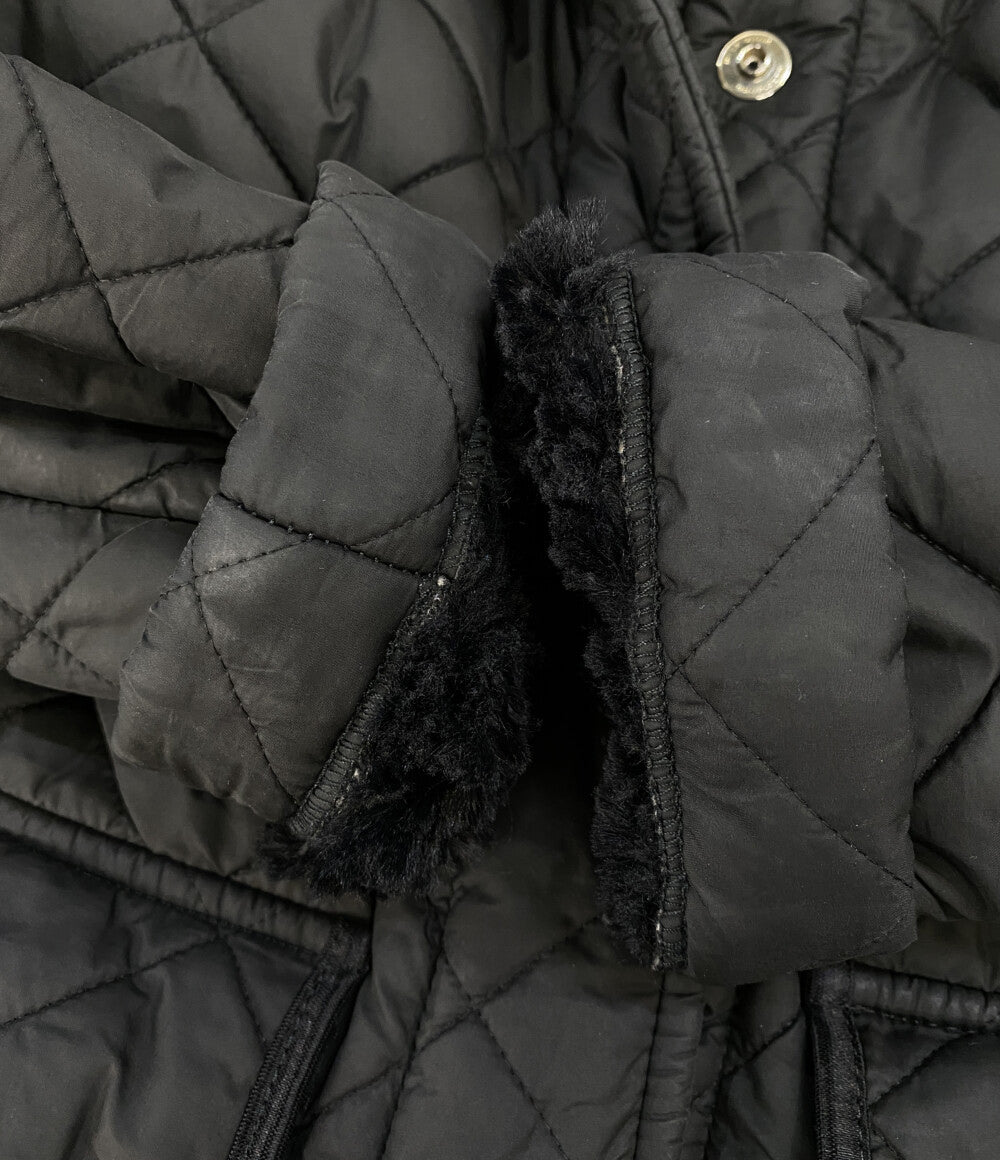 MACKINTOSH キルティングコート ブラック 裏ボア レディース SIZE 6 マッキントッシュ