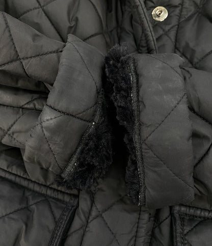 MACKINTOSH キルティングコート ブラック 裏ボア レディース SIZE 6 マッキントッシュ