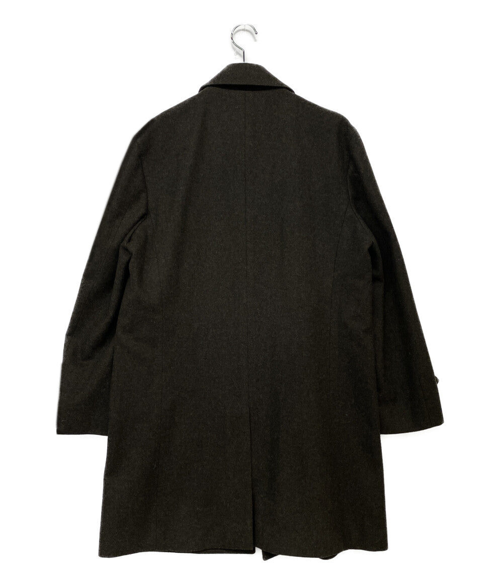 美品 Brooks Brothers ウールステンカラーコート ブラウン メンズ SIZE 40 ブルックスブラザーズ