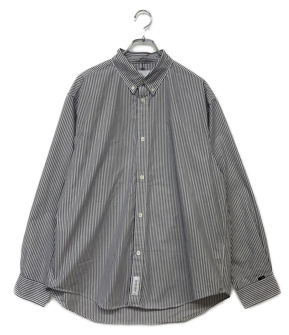 美品 WTAPS 長袖シャツ ストライプ メンズ SIZE 03 ダブルタップス