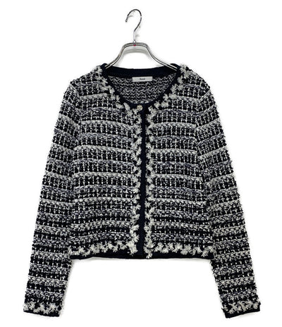 Rene ルネ カーディガン ツイード ラメ レディース SIZE 38