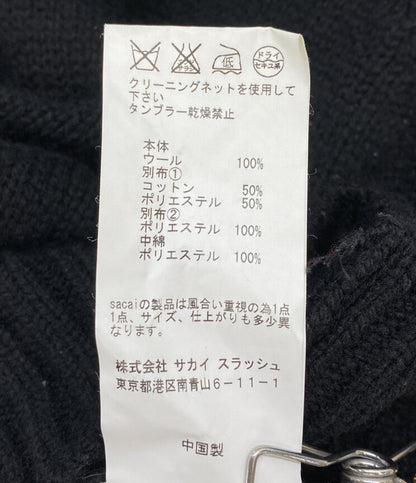 sacai ショールカラーニット セーター 16-01166M メンズ SIZE 1 サカイ