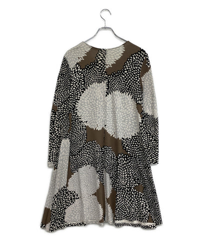 MAX MARA 長袖ワンピース フラワー柄 162614590000 レディース SIZE 38 マックスマーラ