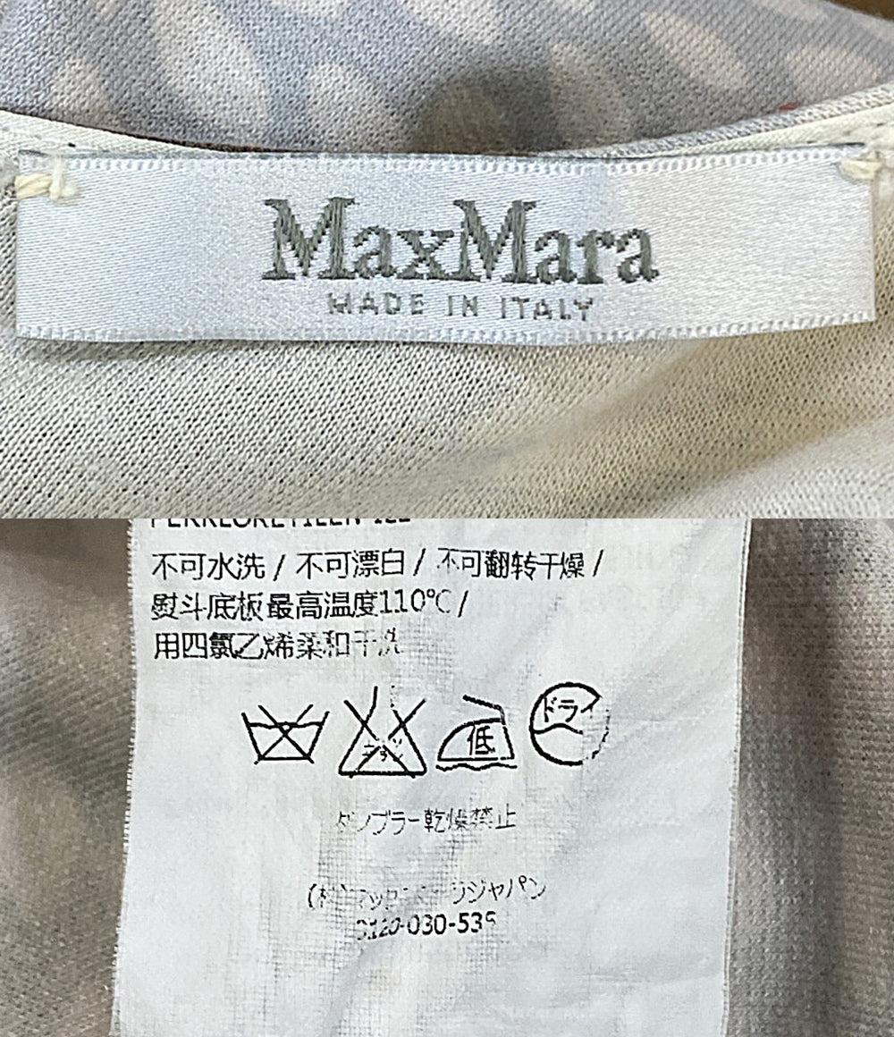 MAX MARA 長袖ワンピース フラワー柄 162614590000 レディース SIZE 38