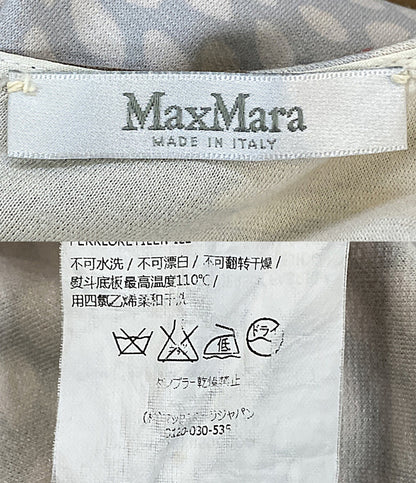 MAX MARA 長袖ワンピース フラワー柄 162614590000 レディース SIZE 38 マックスマーラ