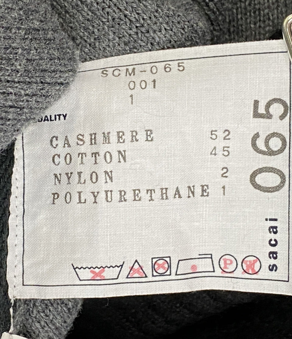 sacai ニット s Cashmere Knit Pullover SCM-065 メンズ SIZE 1 サカイ