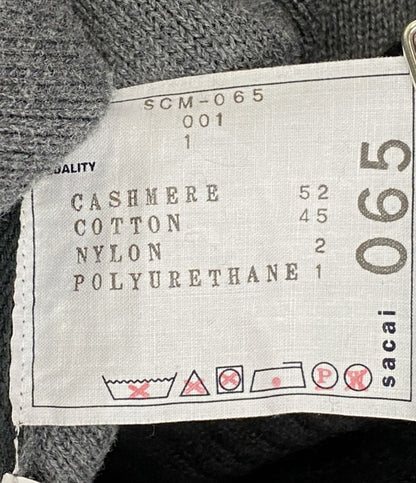 sacai ニット s Cashmere Knit Pullover SCM-065 メンズ SIZE 1 サカイ