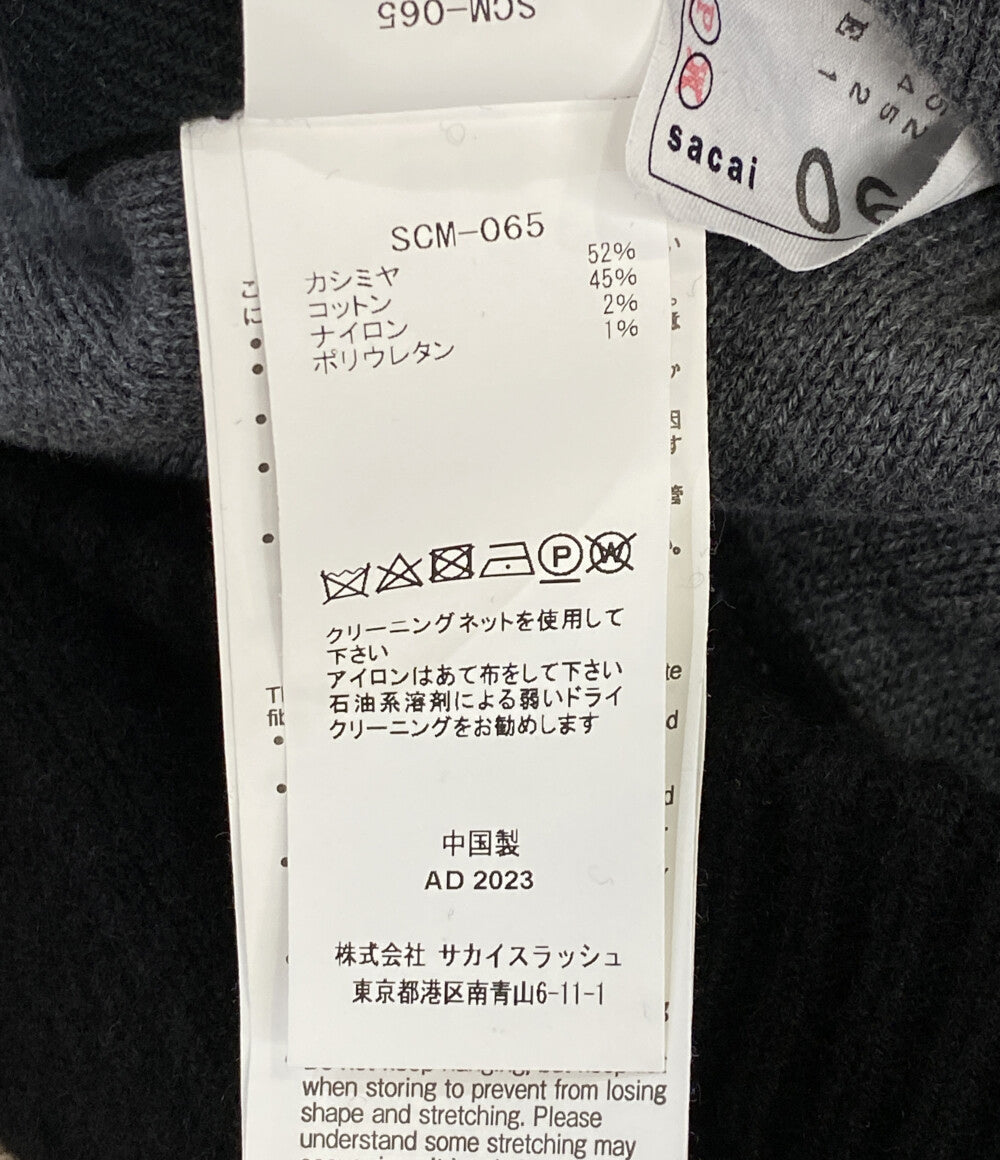 sacai ニット s Cashmere Knit Pullover SCM-065 メンズ SIZE 1 サカイ
