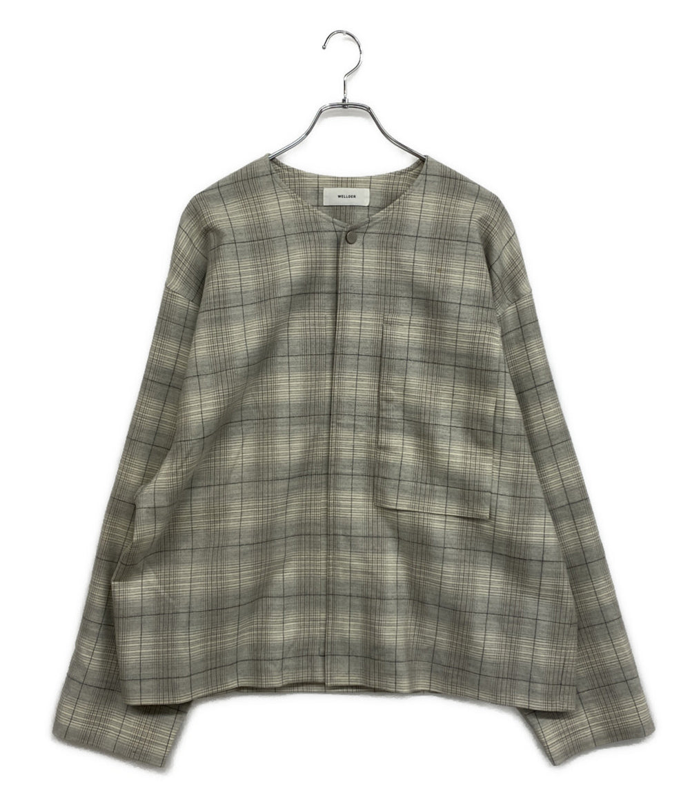 WELLDER ジャケット No Collar Check Shirts JKT WM20AJK09 メンズ SIZE 5 ウェルダー